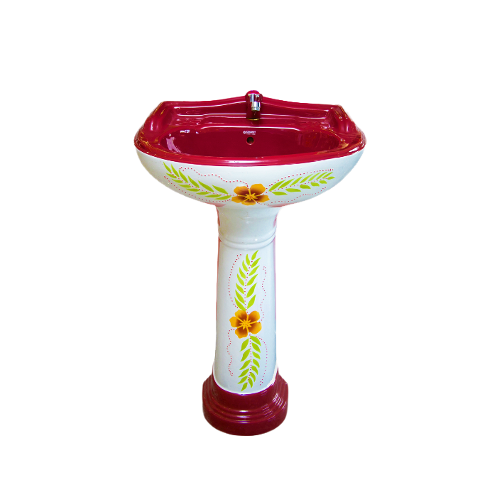 Decor basin and pedestal