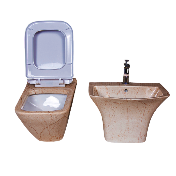 Marble Toilet & Basin