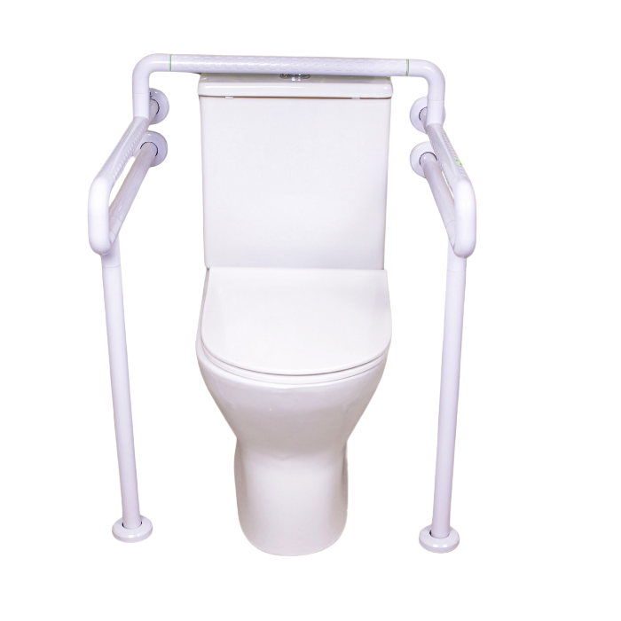 Close couple toilet ( handicap grab bar- double sold separetly)