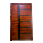 Steel door double
