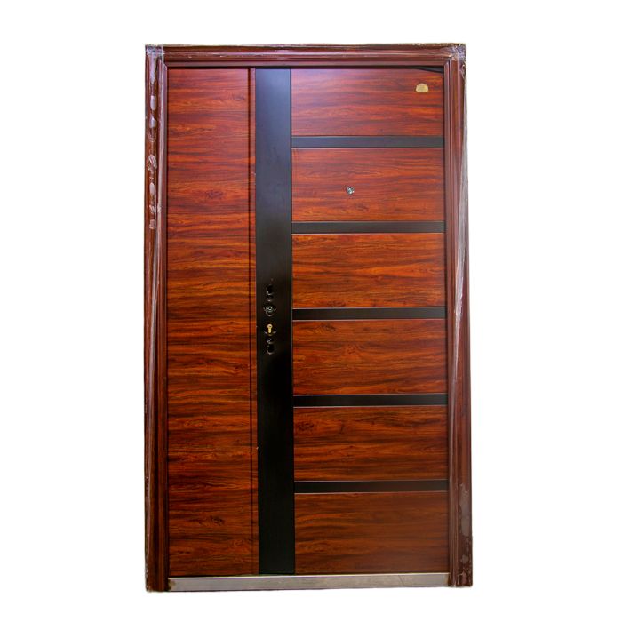 Steel door double