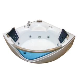Corner jacuzi with massage
